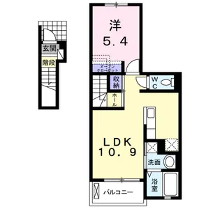 リヴェールⅡ【2階】の間取り