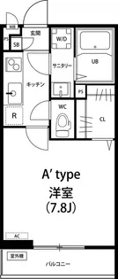 リブリ・ミニヨン【3階】の間取り