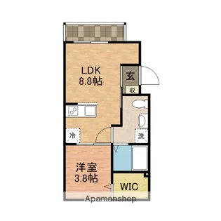 AJ船橋【1階】の間取り
