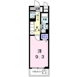 トニック コート本八幡南【2階】の間取り