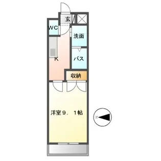 MAPLE GARDEN【2階】の間取り