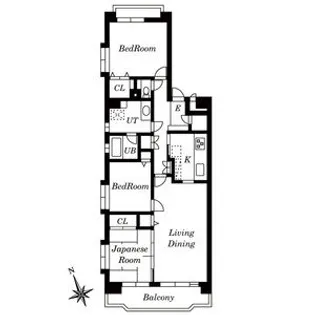 LEO拾八番館【5階】の間取り