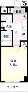 リアルジョイ船橋壱番館【4階】の間取り
