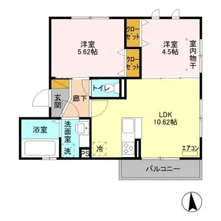 リヴェール【3階】の間取り