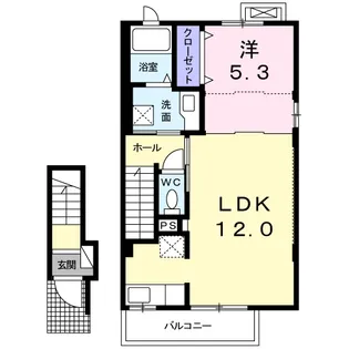 アルファ グランメール【2階】の間取り