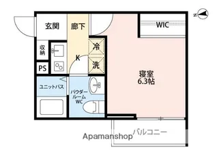 カルム西船橋【3階】の間取り