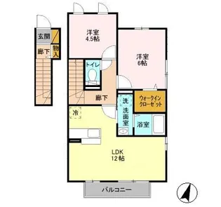 ピアファーレ【2階】の間取り