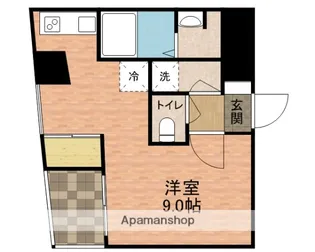 ブッシュハウス【3階】の間取り
