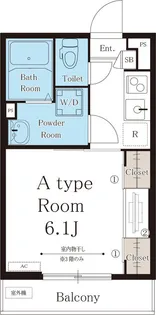 リブリ・大久保Ⅱ【1階】の間取り