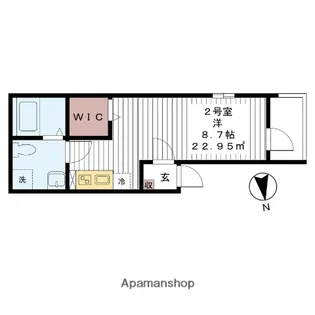 グラン・ノワール津田沼【2階】の間取り