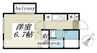 セカンドダウン【2階】の間取り