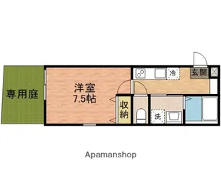 ベイシティ【1階】の間取り