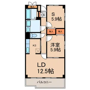 グランシャリオ【4階】の間取り