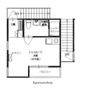 ぺスカトリーチェ【2階】の間取り