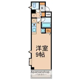 ペリエ市川Ⅰ【501号室号室】の間取り