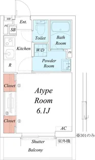 リブリ・津田沼Ⅱ【1階】の間取り