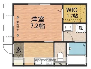サクラーレ船橋【1階】の間取り