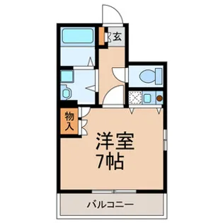 千葉県市川市新田2丁目【アパート】の間取り