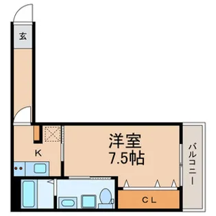 オリゾン【1階】の間取り