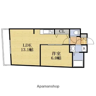 DEBONAIR船橋【301号室】の間取り