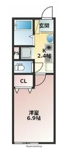 VILLA EGRET【1階】の間取り