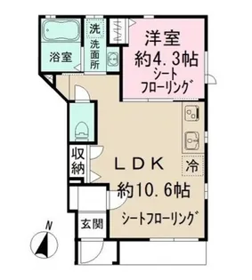 ESTRELA【1階】の間取り