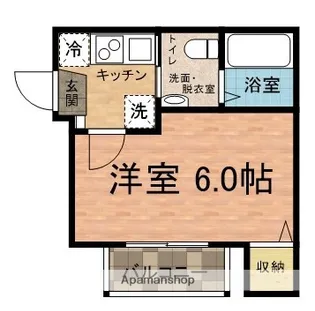 プログレス津田沼【202号室】の間取り