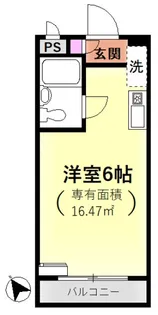 アーバン津田沼【205号室】の間取り