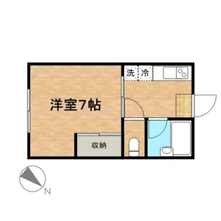 メゾン谷津【2階】の間取り