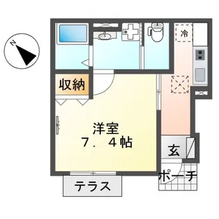 レフォルテREFORTE【1階】の間取り