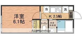 クレリス鎌ヶ谷【101号室】の間取り