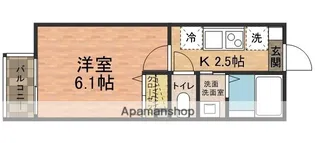 クレリス鎌ヶ谷【201号室】の間取り