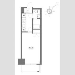 ジュモー京成船橋【8階】の間取り