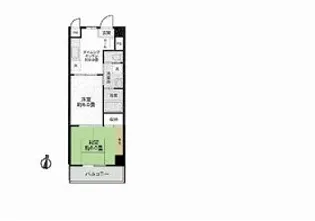 レジデンス船橋【7階】の間取り