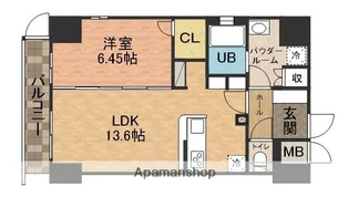 ジュウセイレジデンス【7階】の間取り