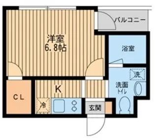 S−FORT西船橋【0308号室】の間取り