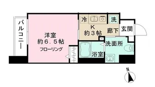 ミリアビタNO.15【7階】の間取り