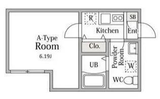 ラフィーナー東船橋【2階】の間取り