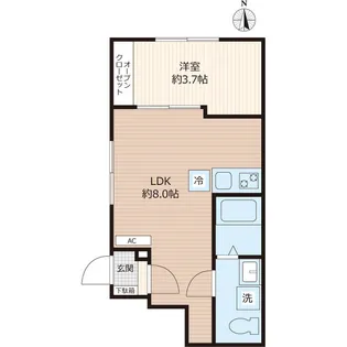 シオンA棟【1階】の間取り