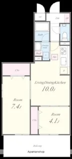 SKY NOVA(スカイノーヴァ)【1階】の間取り