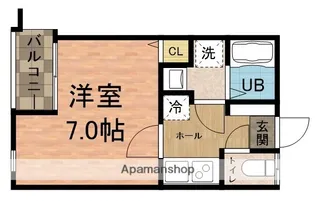 テラス カシェ【2階】の間取り