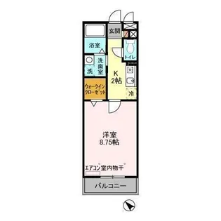 第3エーデルハイム【2階】の間取り