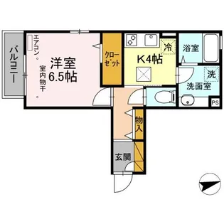 クレアシオン【1階】の間取り