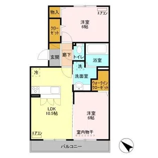 シャルマンドミール【3階】の間取り