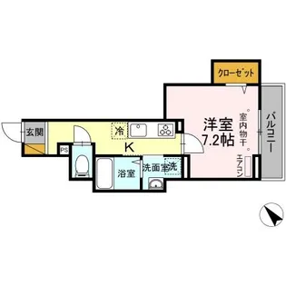 オークス【3階】の間取り