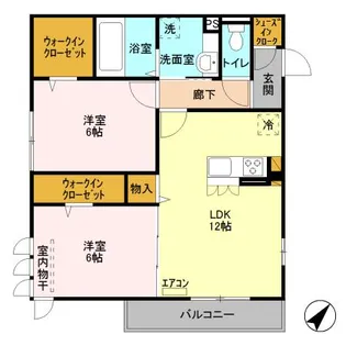 ルアナ【2階】の間取り