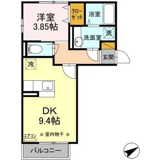 ラムサールJOY NARASHINO JOY NARASHIN【2階】の間取り