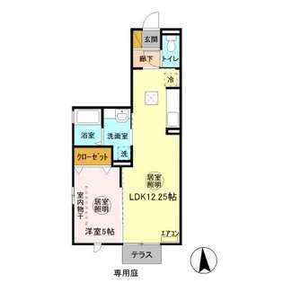 ドエル【1階】の間取り