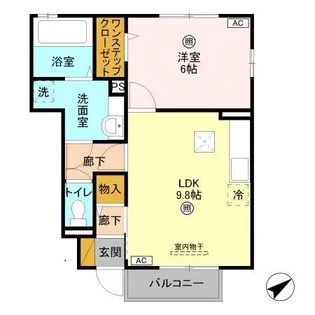 さくら館Ⅲ【1階】の間取り