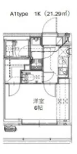 ALIVIS船橋夏見【2階】の間取り